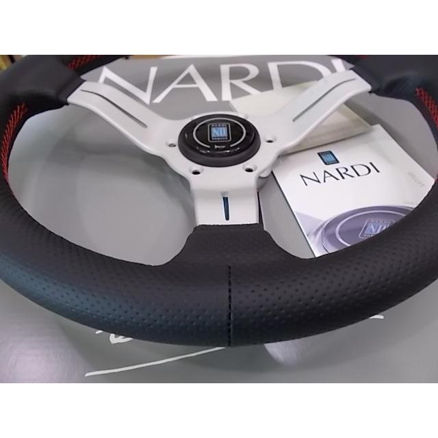 NARDI ナルディ スポーツラリー N743 パンチングレザー＆シルバー