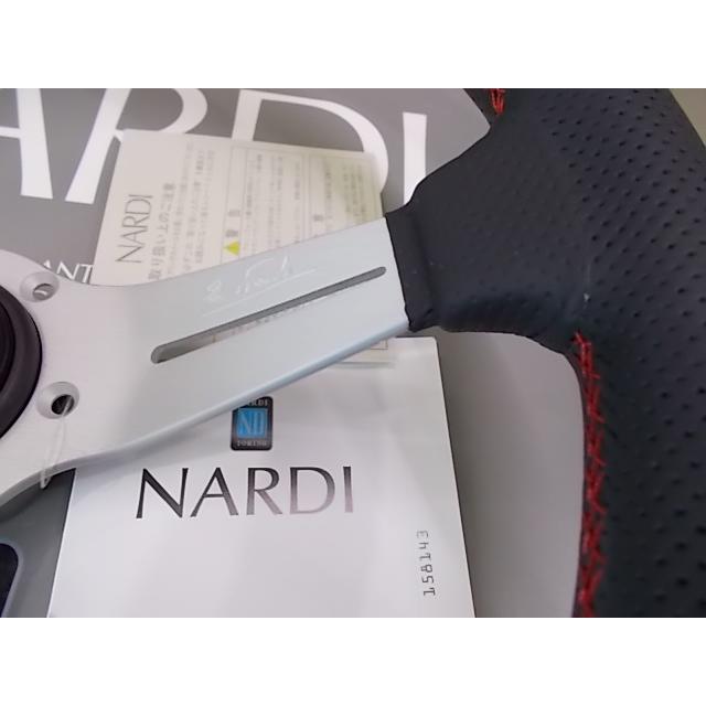 NARDI ナルディ スポーツラリー N745 パンチングレザー＆シルバー