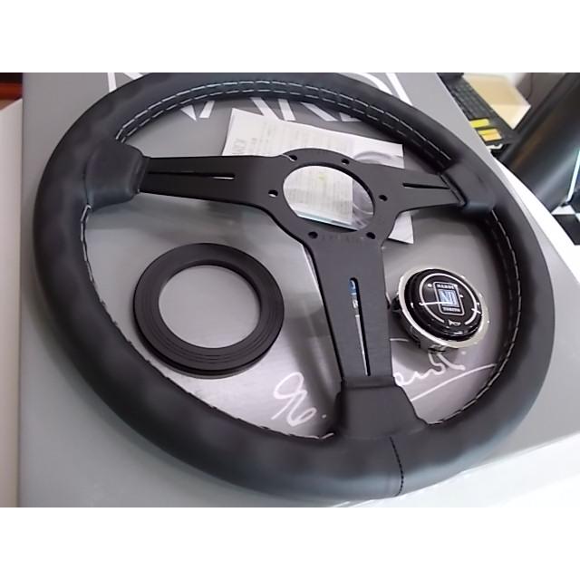 NARDI ナルディ Classic レザー N341 ブラックレザー＆ブラック