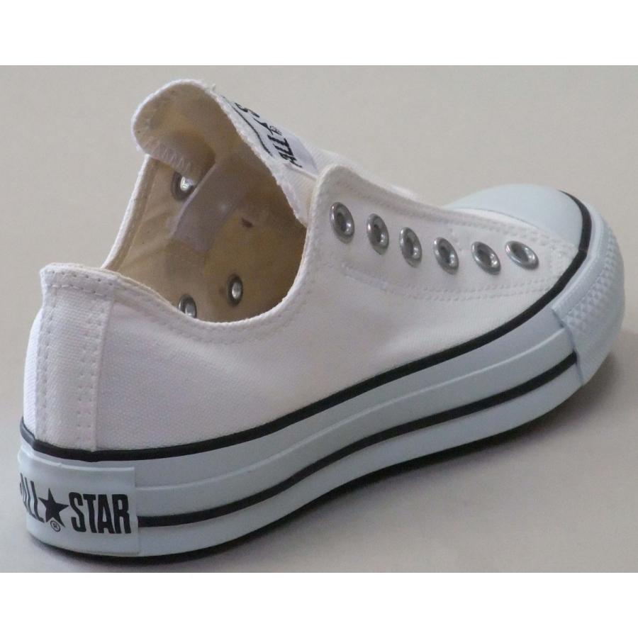 CONVERSE コンバース オールスター スリップ3 OX ホワイト メンズ ALL STAR SLIP スリッポン 紐無し ローカット キャンバス｜higuchisyouten795｜03