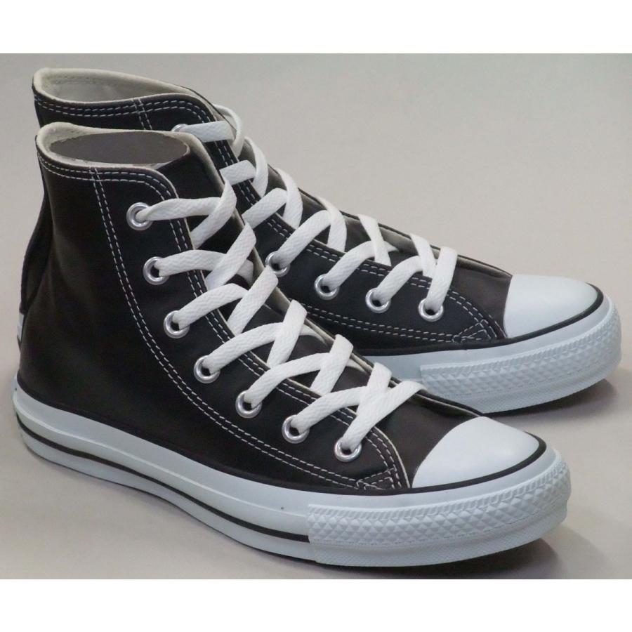 CONVERSE LEATHER ALL STAR HI BLACK メンズ コンバース レザー