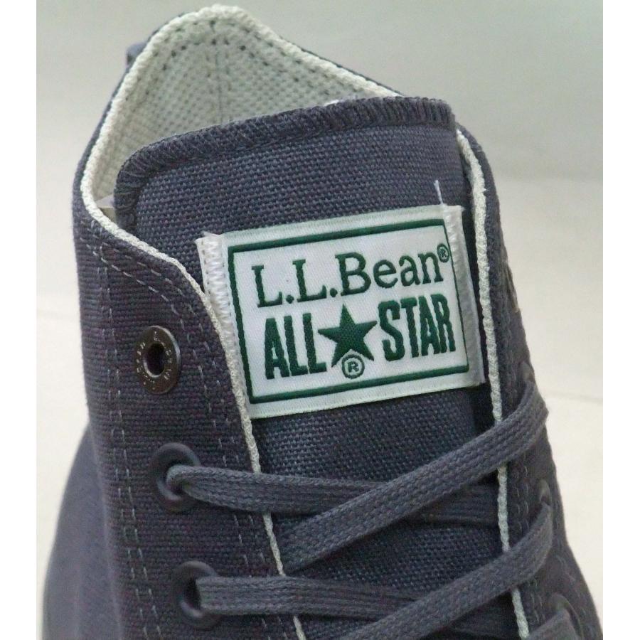 CONVERSE ALL STAR 100 L.L.Bean HI ストーングレー メンズ コンバース オールスター LLビーン 撥水  ハイカット スニーカー コラボ 限定モデル｜higuchisyouten795｜03