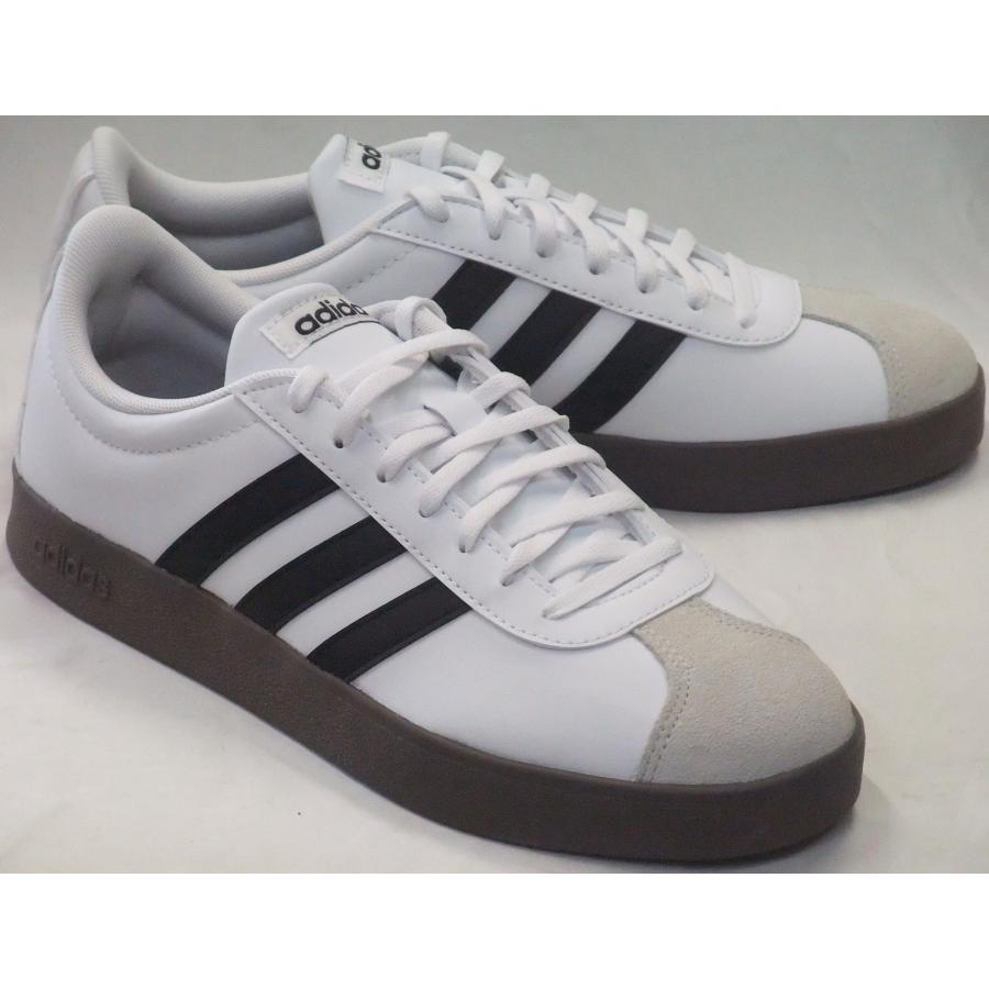 アディダス adidas VL COURT BASE M 003711 （ホワイト×ブラック） -waja bazar -  海外ファッションブランド通販サイト【公式】 【新品】 アディダス adidas スニーカー VL COURT BACE M