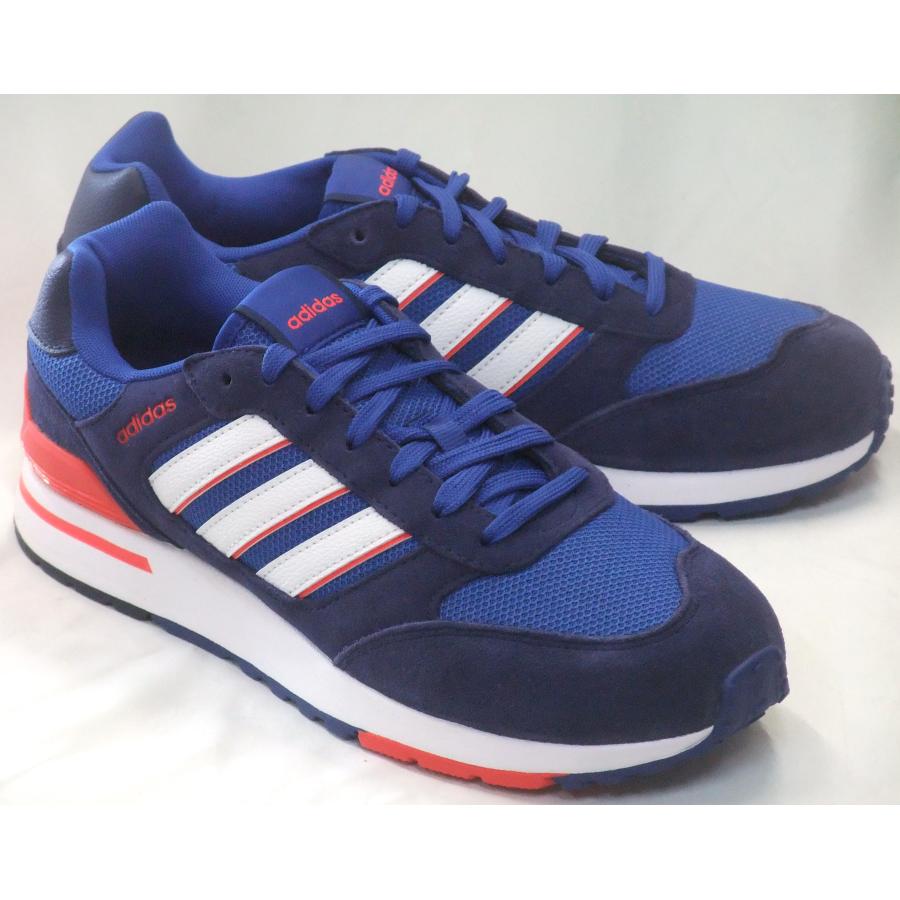 adidas アディダス RUN 80S M ダークブルー/ホワイト/オレンジ adidas アディダス RUN 80S M ダークブルー/ホワイト/オレンジ