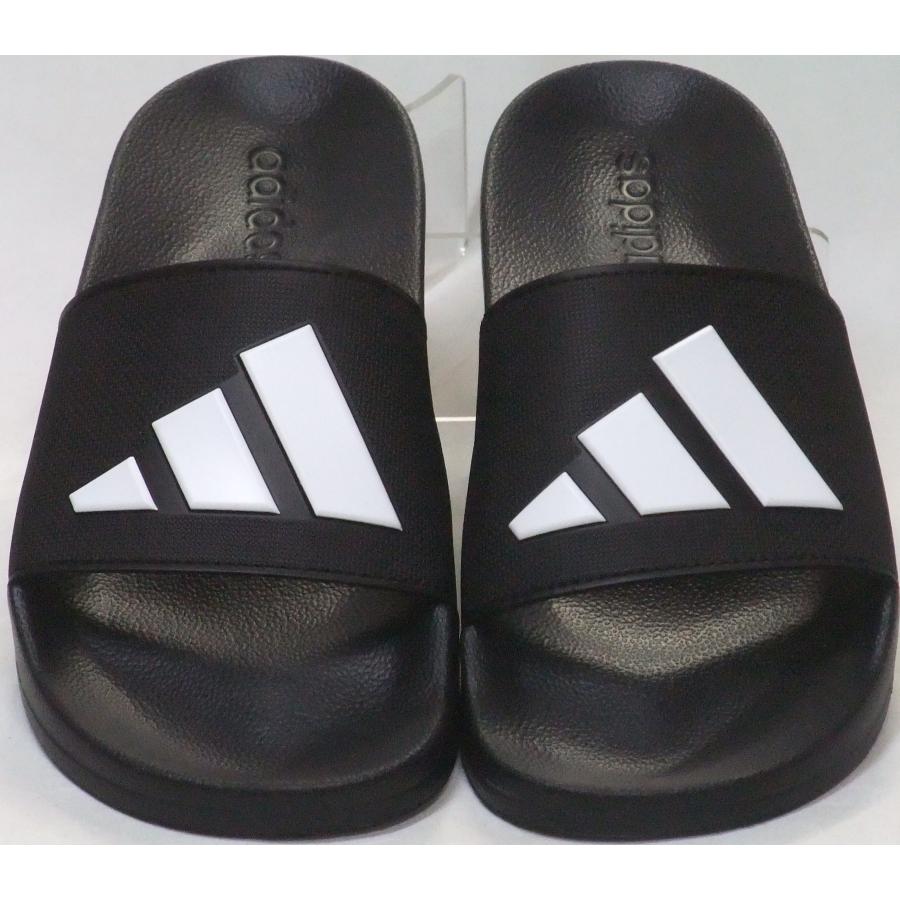 adidas（アディダス） ADILETTE SHOWER アディレッタ シャワー ブラック/ホワイト メンズ 軽量 スライド アフター ...