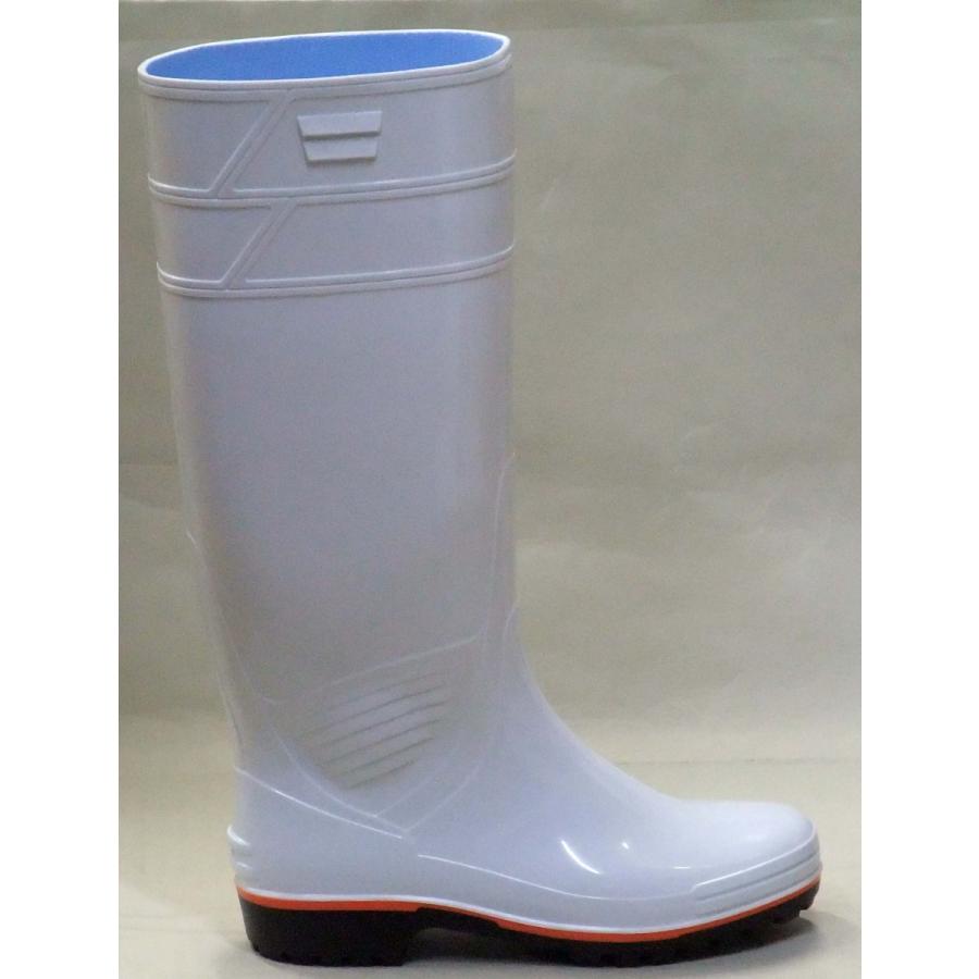 KOHSHIN 弘進ゴム ザクタスZ-01 ロング耐油長靴 ホワイト 抗菌防カビ