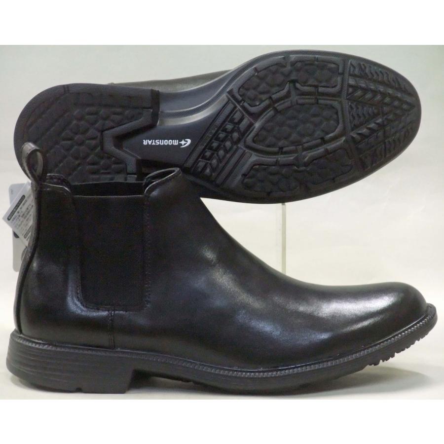 ムーンスター スポルス SPH4626SN 防水 防滑 本革 サイドゴアブーツ