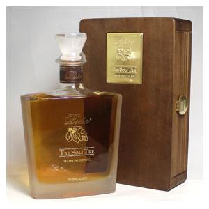 ベルタ トレ ソーリ トレ ヴィンテージ品 木箱付き添い人 置き目品 700ml 43度 Grappa Tre Soli Tre グラッパ ブランデイ イタリア共和国 ピエモンテ ボンネットラインドライヴ 食品-ブランデー-グラッパ