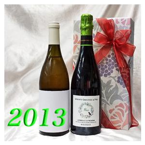 辛口 スパークリング 赤 と 2013年 白 ワイン 750ml 2本セット 無料 