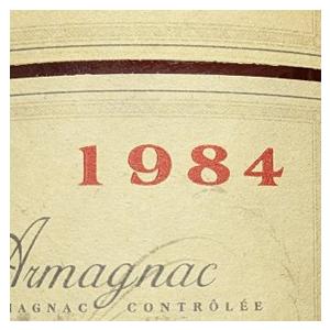 1984年 ブランデー シャトー ド シャリュ バー アルマニャック