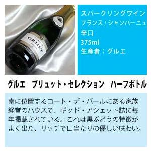 シャンパンづくし バランス重視 ハーフボトル 飲み比べ 5本セット Ver
