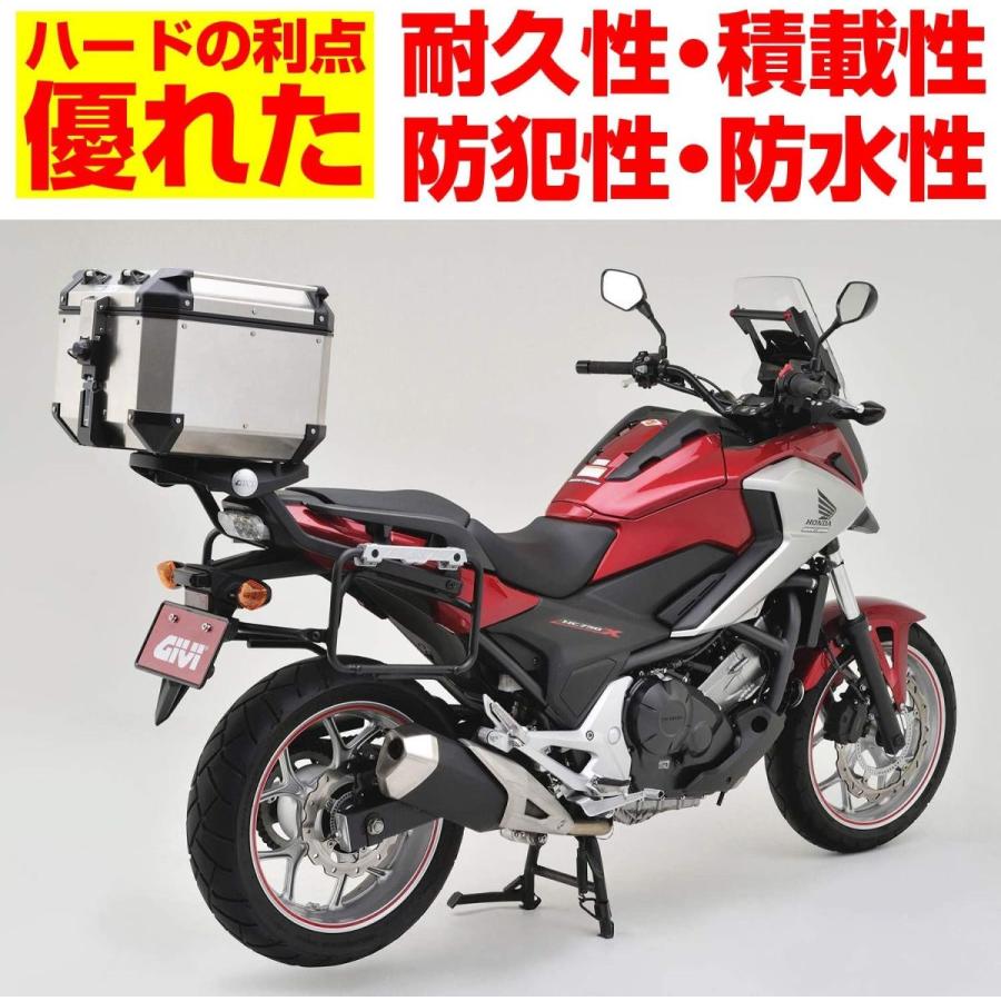 高額売筋】 GIVI (ジビ) バイク用 TREKKER アルミ製 OUTBACK シルバー