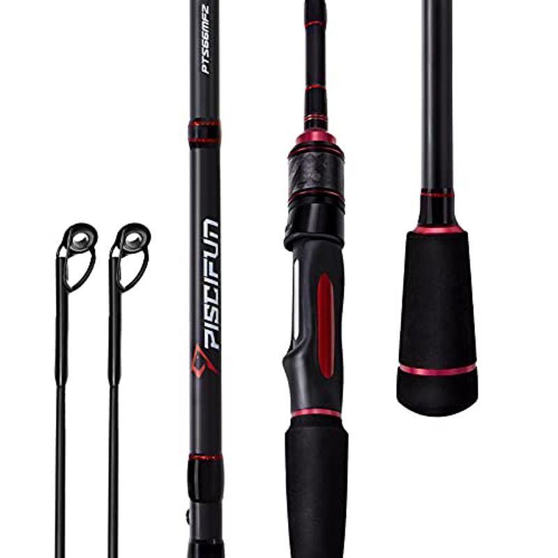 ピシファン Piscifun Torrentスピニングロッド ツインティップロッド 2ピースim7炭素繊維バスロッド 携帯型超軽量インショ おすすめ