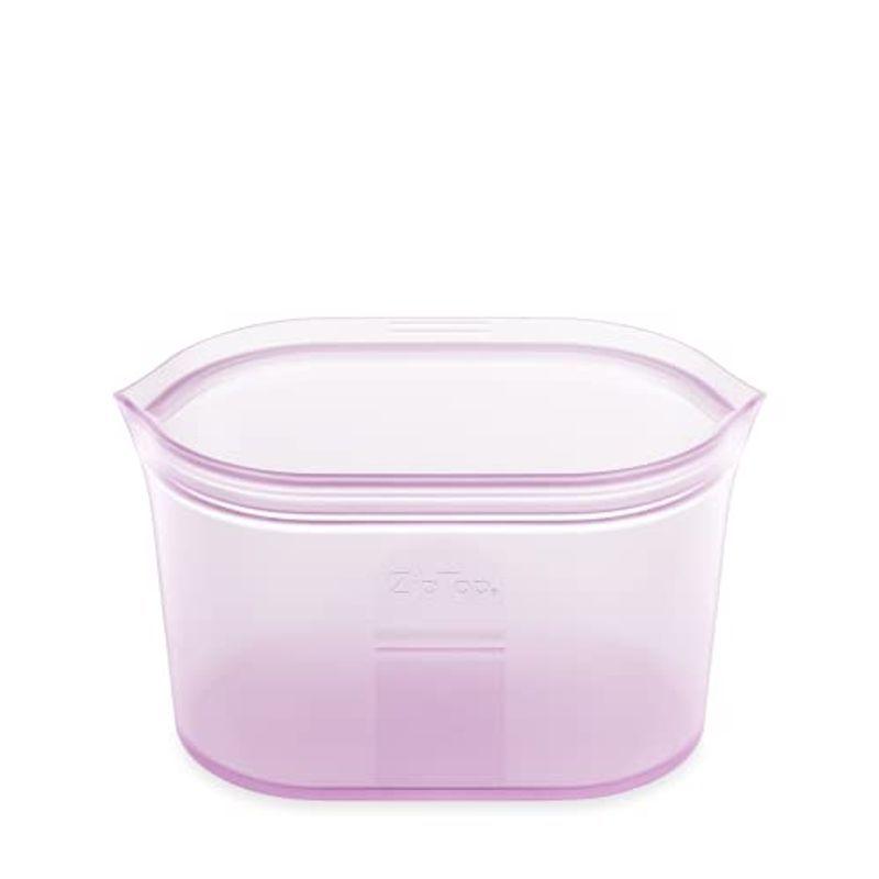 Zip Top シリコン製 保存容器 日本正規品 ディッシュ L 946ml レンジ 食洗器対応 ピンク ジップ トップ 食品保存容器