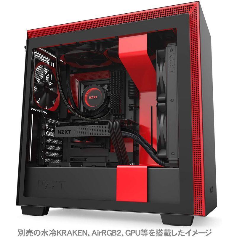 流行 NZXT H710 Extended ATX対応ミドルケース Black RED CA-H710B-BR kochi-ot.main.jp
