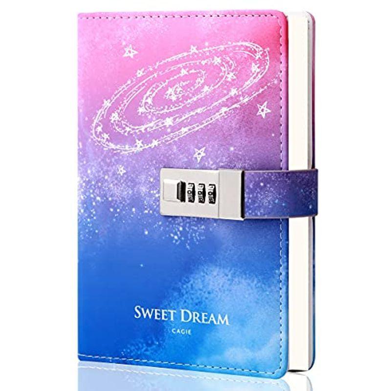 星空鍵付きノート A5 パスワード 日記帳 グラデーション ロック可能 星柄 秘密 夢幻 メモ帳 手帳 女の子 姫系 子供 ギフト 可愛い 2919 ひぐらし工房 通販 Yahoo ショッピング