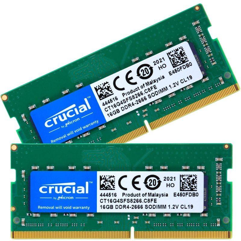 Crucial ノートPC用 メモリ PC4-21300(DDR4-2666) 32GB(16GBx2枚
