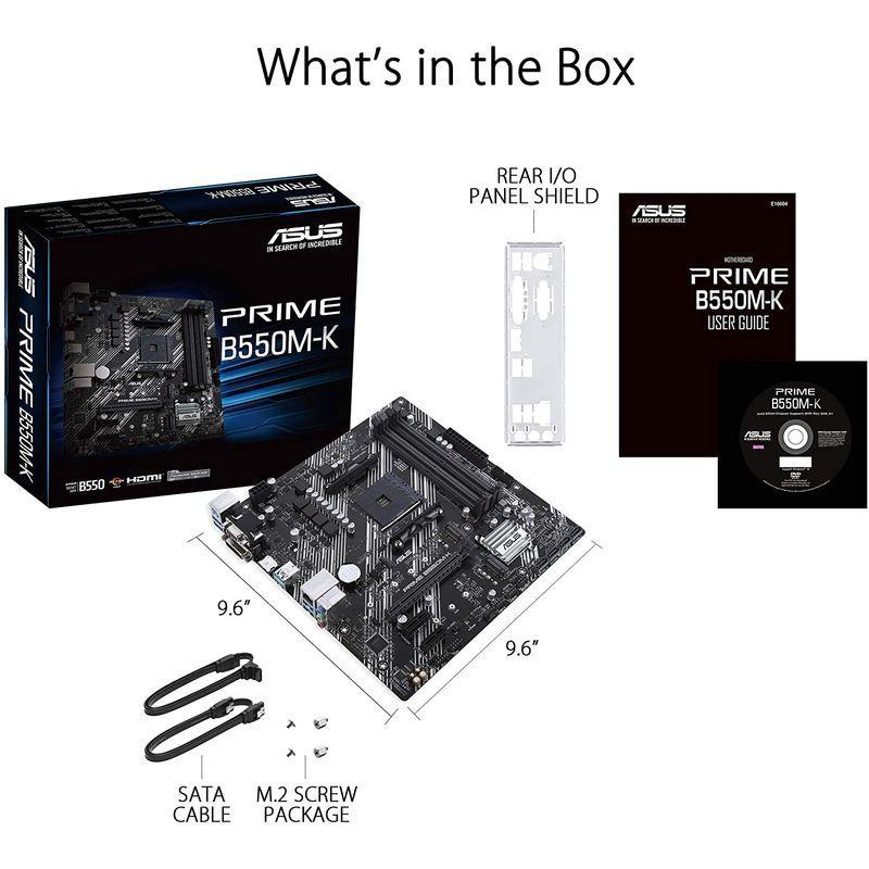 ASUS AMD B550 搭載 AM4 対応 マザーボード PRIME B550M-K MicroATX AMD AM4 B550 MicroATX ASUS 搭載 対応 マザーボード PRIME B550M 　ASUS USB inch cm