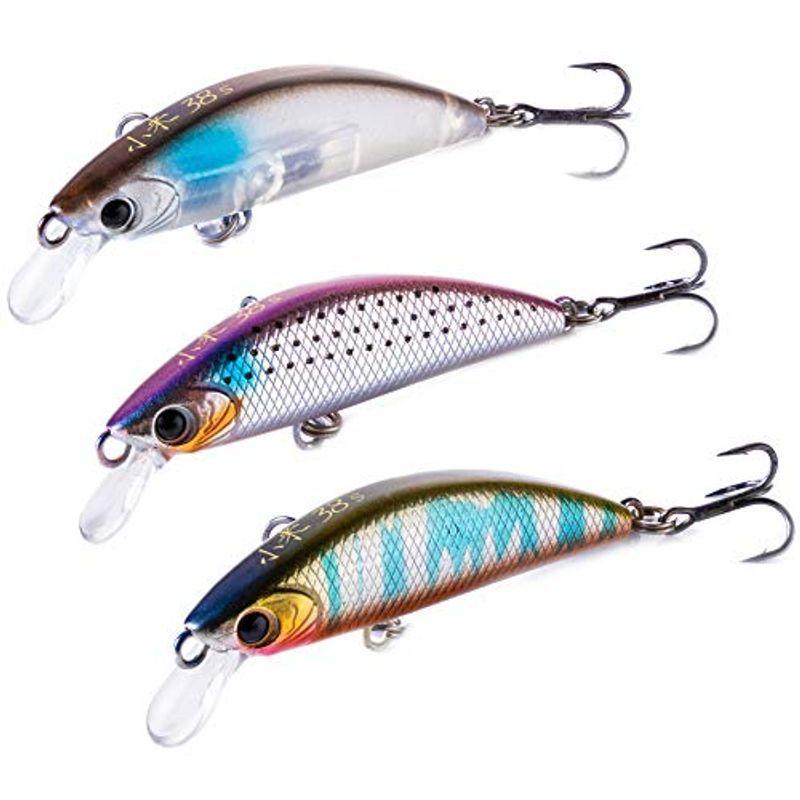 トラウトルアー ミノー 渓流ルアー シンキングミノー セット 6g ニジマス イワナ ヤマメ シーバス ふるさと納税