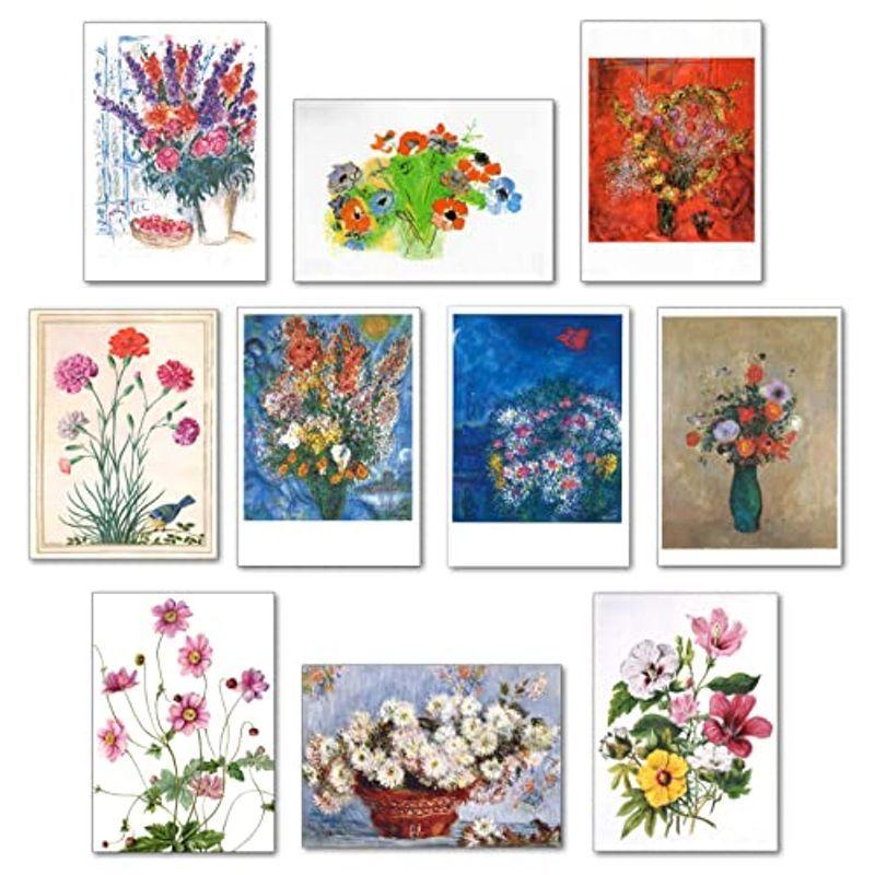 正規輸入品ポストカード アート10柄セット 花1 ハガキサイズ 名画 おしゃれ 郵便はがき メッセージカード コレクション 輸入商品 ひぐらし工房 通販 Yahoo ショッピング