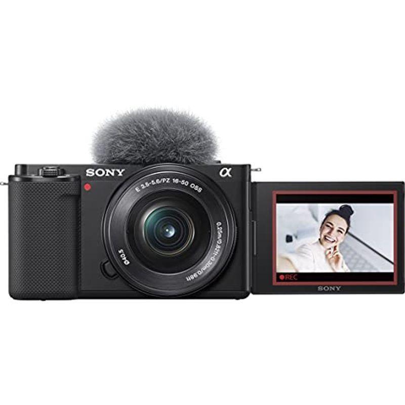 ソニー レンズ交換式 VLOGCAM ZV-E10L B パワーズームレンズ