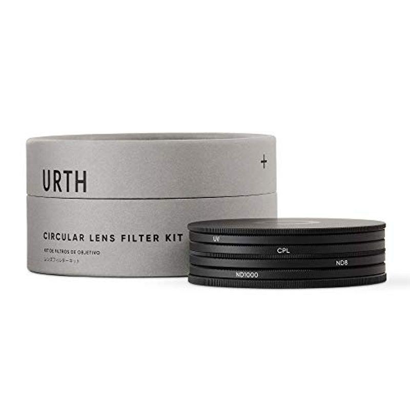 Urth 77mm UV， 偏光 (CPL)， ND8， ND1000 レンズフィルターキット (プラス+)