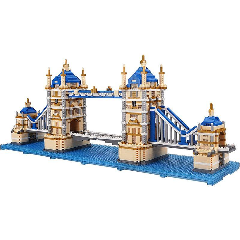 LULUFUN ブロック タワーブリッジ London Tower Bridge おもちゃ 建物 ミニパーツ マイクロブロック ホビー 子供｜higurashi-kobo｜02