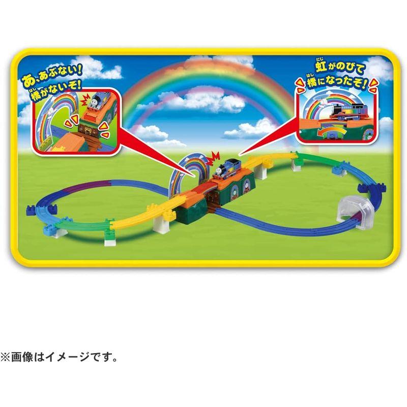 タカラトミー 『 プラレール トーマス きかんしゃトーマス 虹をわたろうのびーるブリッジ 』 電車 列車 おもちゃ 3歳以上 玩具安全基準合｜higurashi-kobo｜02