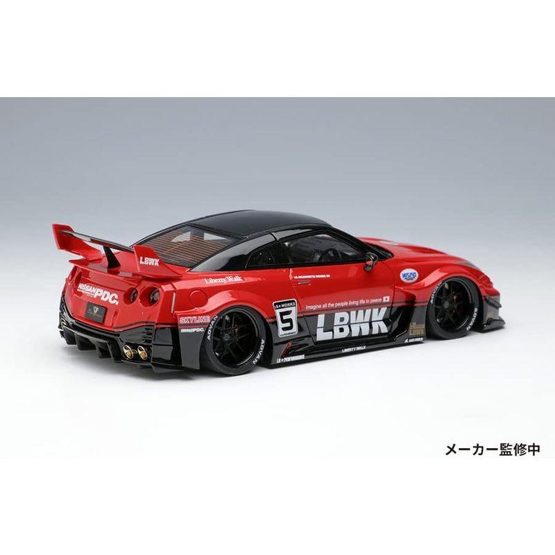 EIDOLON 1/43 LB-Silhouette WORKS GT 35GT-RR レッド/ブラック 完成品 LB012H｜higurashi-kobo｜05