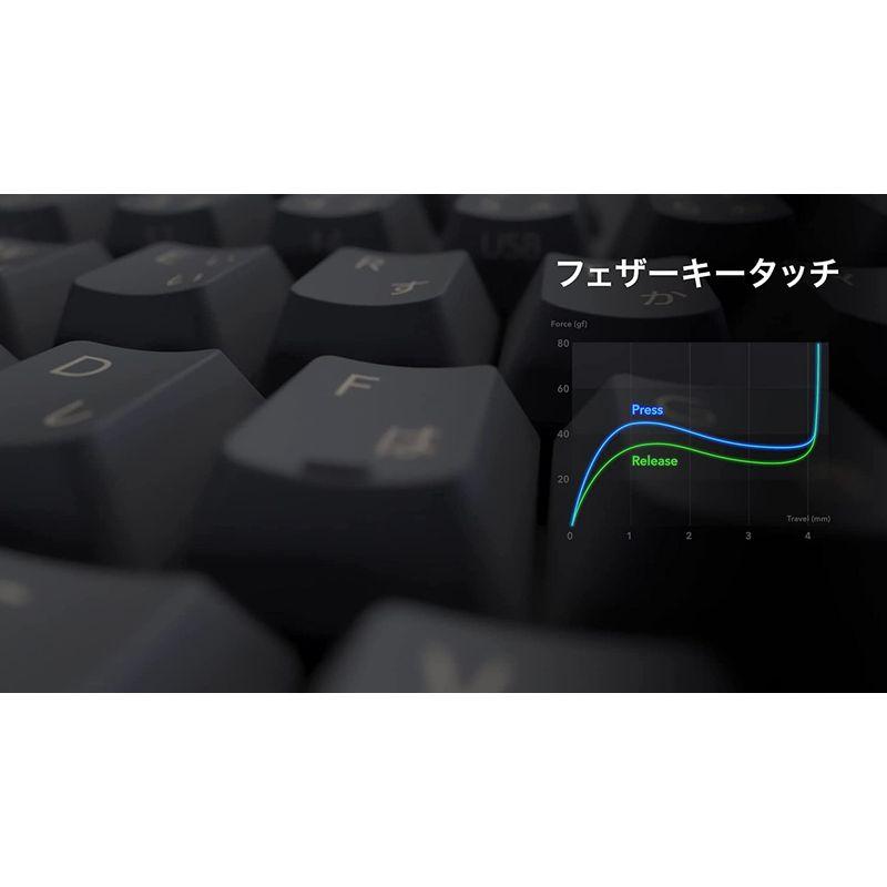 REALFORCE リアルフォース 東プレ R3 キーボード Mac用配列 静音 ハイブリッドモデル ワイヤレス Bluetooth USB｜higurashi-kobo｜08