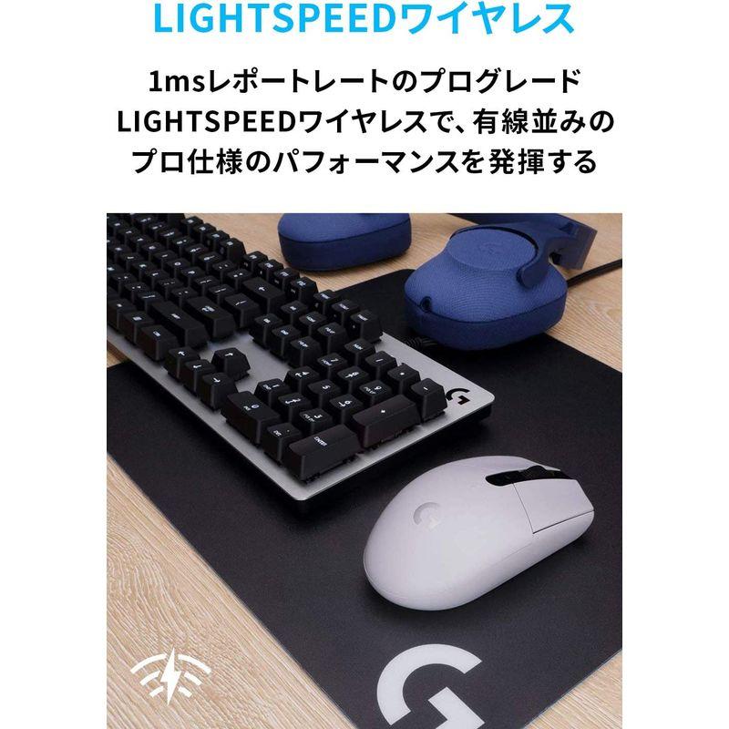 Logicool G ロジクール G ゲーミングマウス ワイヤレス G304 ホワイト HERO センサー LIGHTSPEED 無線 99｜higurashi-kobo｜06