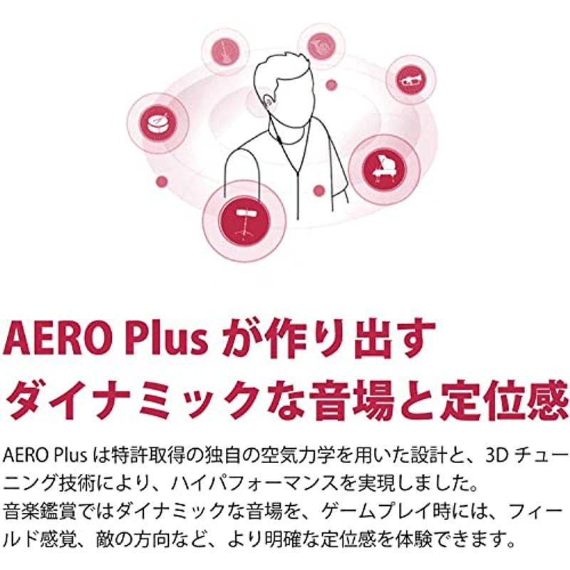 XROUND ゲーミング イヤホン AERO (エアロ) plus 音楽用 ハイレゾ対応 カナル型 マイク付き 有線 金メッキ 4極ステレオ｜higurashi-kobo｜05