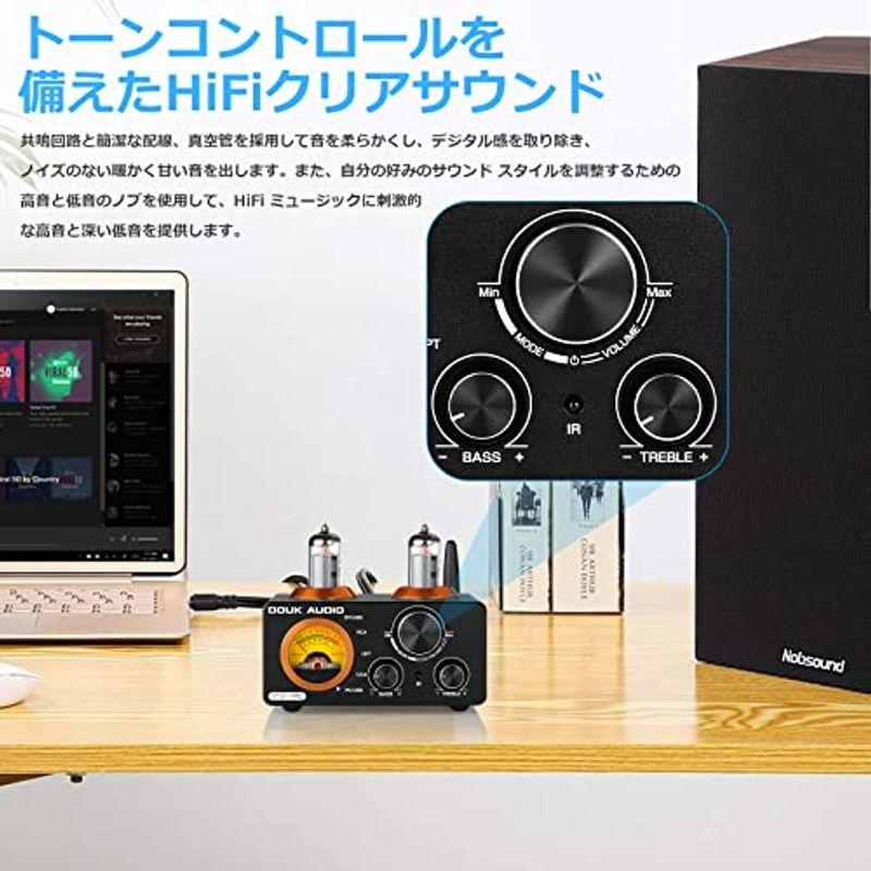 Nobsound ST-01 PRO 6K4 Bluetooth 5.0 真空管アンプ VUメーター USB DAC COAX/OPT パワ｜higurashi-kobo｜10