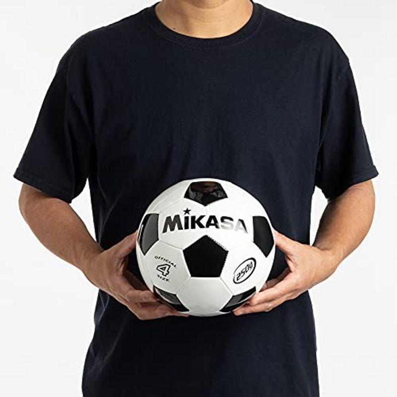 ミカサ(MIKASA) サッカーボール 4号 (小学生用) 約250g ホワイト/ブラック 縫いボール SVC403-WBK 推奨内圧0.3｜higurashi-kobo｜02