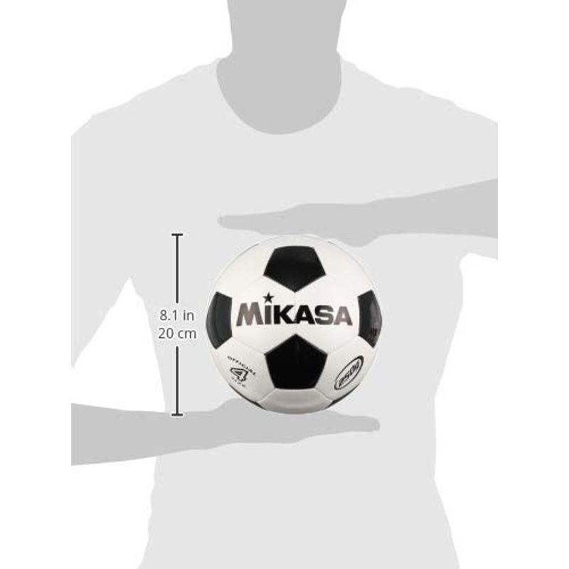 ミカサ(MIKASA) サッカーボール 4号 (小学生用) 約250g ホワイト/ブラック 縫いボール SVC403-WBK 推奨内圧0.3｜higurashi-kobo｜06