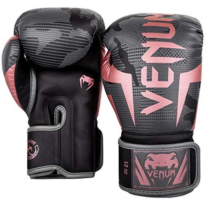 VENUM エリート ボクシング グローブ Elite Boxing Gloves ブラック/ピンクゴールド VENUM-1392-537｜higurashi-kobo｜07