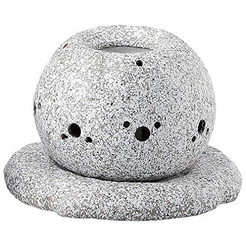 YI--Y-1628 常滑焼 電気式茶香炉 径14×高さ11.5cm