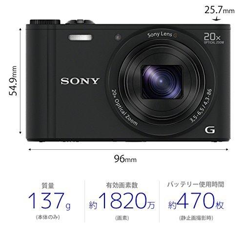 ソニー デジタルカメラ Cyber-shot WX350 光学20倍 ブラック DSC-WX350-B｜higurashi-kobo｜07