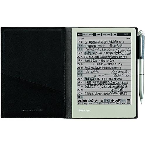 シャープ 電子ノート 電子メモ WG-S30-B 手帳機能付き ブラック系｜higurashi-kobo