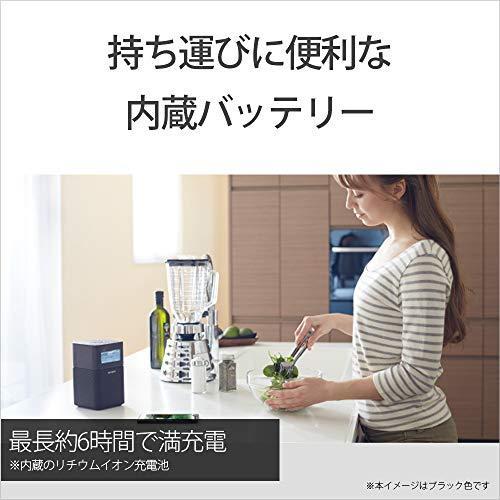ソニー ホームラジオ SRF-V1BT : FM/AM/ワイドFM/Bluetooth対応 ブラック SRF-V1BT B SRF V1BT バスレフ構造