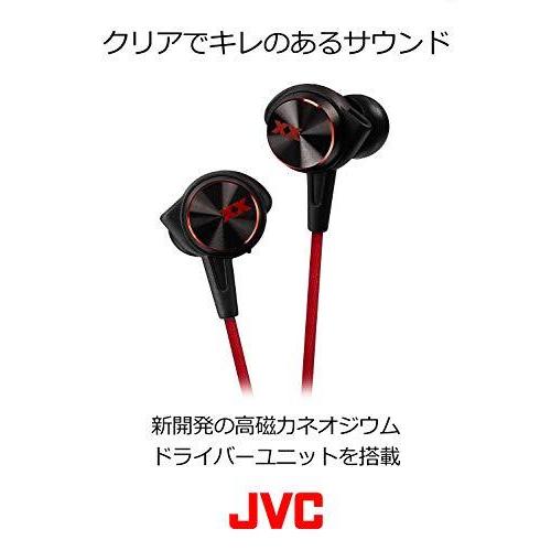 JVC カナル型イヤホン XXシリーズ 重低音 ブラック&レッド HA-FX77X-BR｜higurashi-kobo｜04