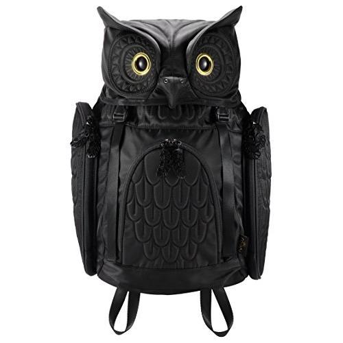 MORN CREATIONS ミミズクバックパック Mサイズ ブラック