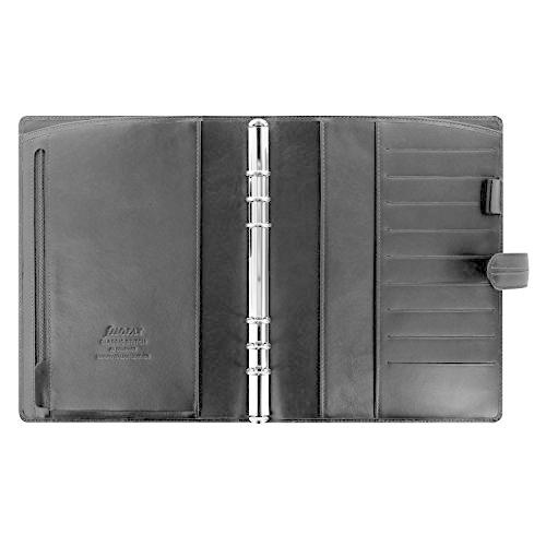 お値下げ ファイロファックス クラシックステッチ システム手帳 A5 ブラック 028510 【6546636905】(23143円)