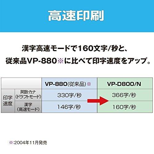 エプソン 80桁 ドットインパクトプリンター VP-D800｜higurashi-kobo｜03