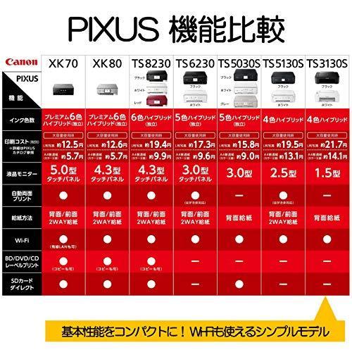Canon プリンター A4インクジェット複合機 PIXUS TS3130S ブラック Wi-Fi対応｜higurashi-kobo｜04