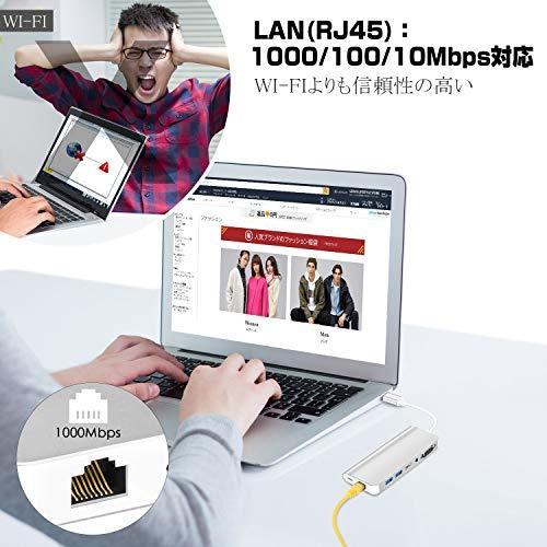 usb c vga usb-cハブ7in1 type c hdmi vga 変換 usb type c ハブ usb-c hdmi lan Samsung Galaxy /S9/S8/Note 9/Macbook pro/2018/2019/2020 MacBook Air｜higurashi-kobo｜03