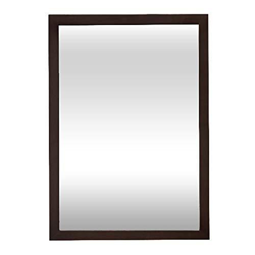 全3色 WJB 壁掛け木枠ミラーS530 チョコレート (日本製) ウォールミラー 壁掛けミラー 壁掛け鏡 化粧鏡 メイ