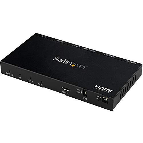 StarTech.com HDMI分配器 1入力2出力 4K/60Hz スケーラー内蔵HDMIスプリッター HDCP 2.2準拠 EDID認識機能 7.1chサラウンド ST1｜higurashi-kobo