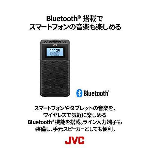 JVC RA-C80BT-B コンパクト卓上ラジオ ワイドFM対応 Bluetooth AC/乾電池の2電源対応 ブラック｜higurashi-kobo｜07