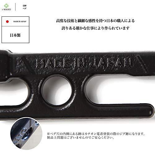 「 i-WANO 鍛造ペグ 日本製 」硬い地面でもぐいぐい打てる ( 30cm / 8本セット ) 耐食性 高い防錆能力 ヘッドが大き｜higurashi-kobo｜04